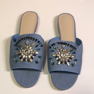 NWOT Sandro Essia Denim Shoes